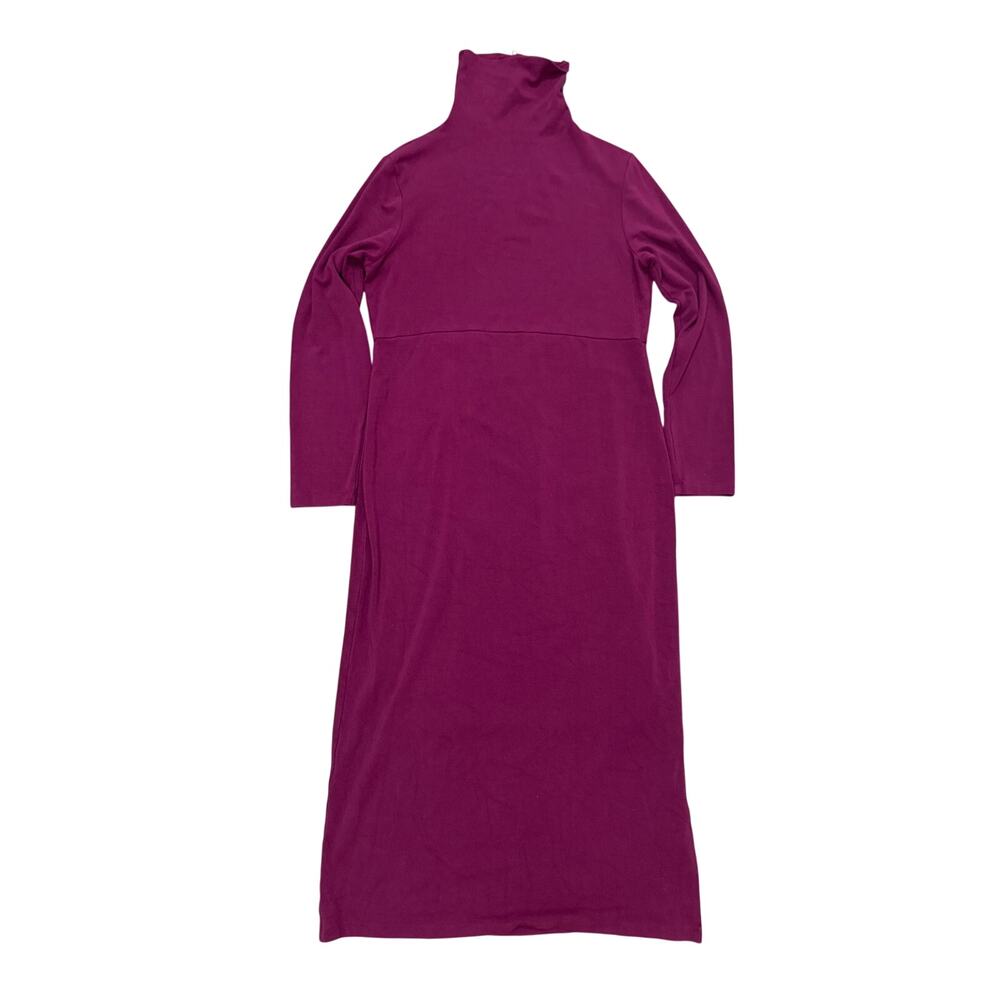 Women with control turtleneck maxi dress, Shapewear inside, Plus size Small